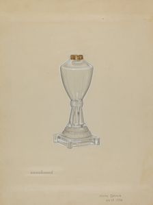 Lamp, 1936. Creator: John Dana