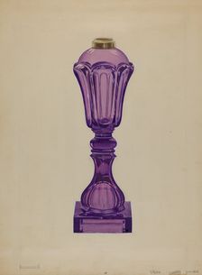 Lamp, 1938. Creator: John Dana