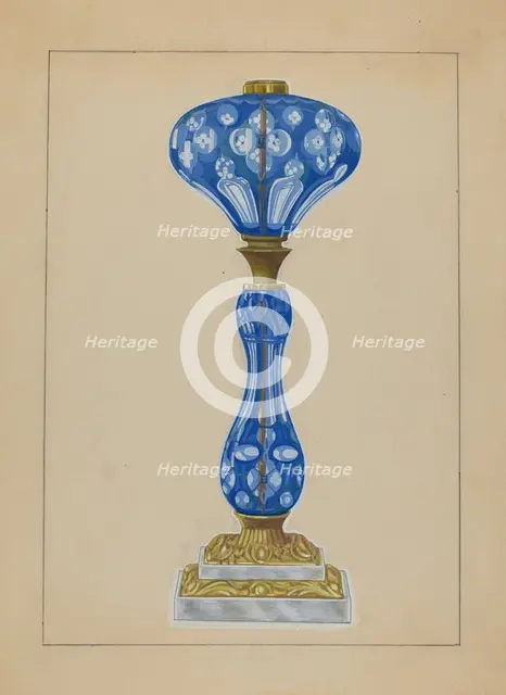 Lamp, 1940. Creator: John Dana.