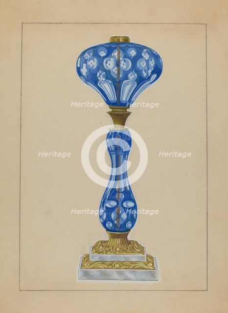 Lamp, 1940. Creator: John Dana.