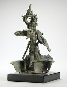 Lamp with Boy, 14th century. Creator: Unknown