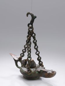 Lamp and Stand, 1st century B.C.-1st century A.D. Creator: Unknown