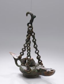 Lamp and Stand, 1st century B.C.-1st century A.D. Creator: Unknown