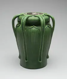Lamp (base), 1899/1909. Creator: Grueby Faience Company