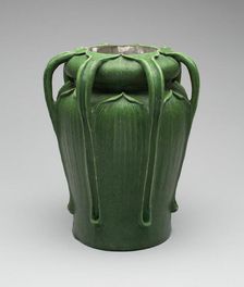 Lamp (base), 1899/1909. Creator: Grueby Faience Company