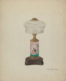Lamp Base, 1935/1942. Creator: Willoughby Ions