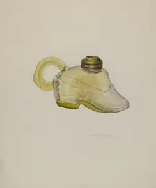 Lamp Base, 1939. Creator: Samuel O. Klein