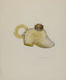 Lamp Base, 1939. Creator: Samuel O. Klein