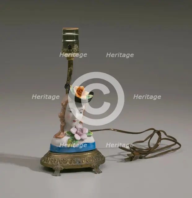 Lamp base from Mae's Millinery Shop, 1941-1994. Creator: Unknown.