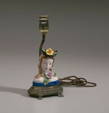 Lamp base from Mae's Millinery Shop, 1941-1994. Creator: Unknown