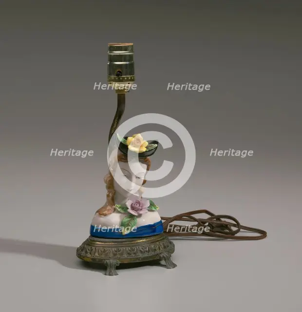 Lamp base from Mae's Millinery Shop, 1941-1994. Creator: Unknown.