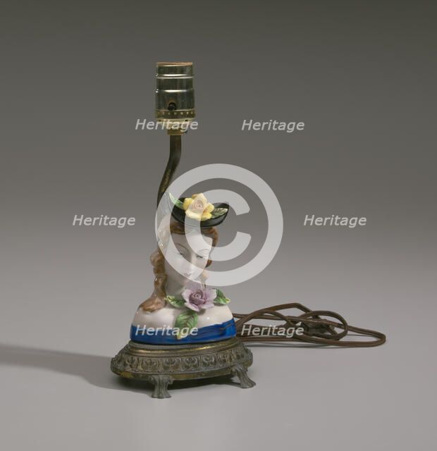 Lamp base from Mae's Millinery Shop, 1941-1994. Creator: Unknown.