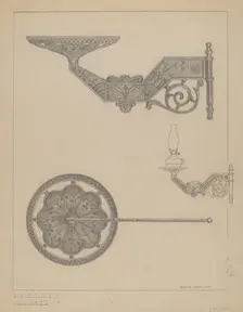 Lamp Bracket, 1937. Creator: Marie Famularo