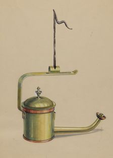 Lamp, c. 1935. Creator: Charles Caseau