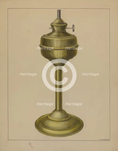 Lamp, c. 1935. Creator: Philip Johnson.