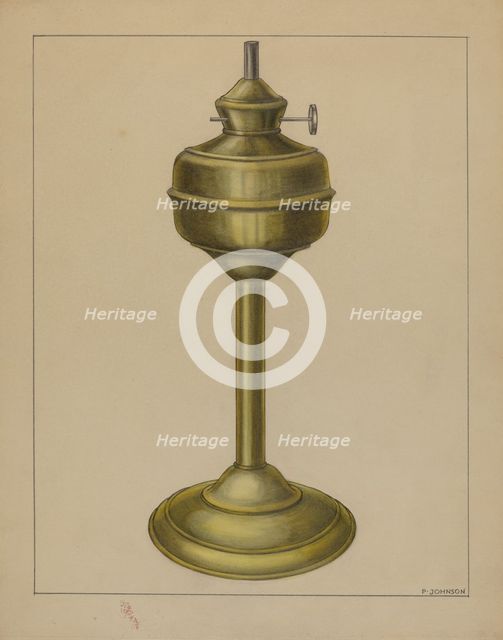 Lamp, c. 1935. Creator: Philip Johnson.