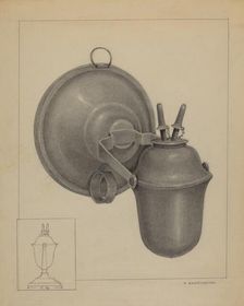 Lamp, c. 1936. Creator: A. Zaidenberg