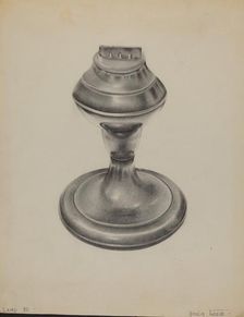 Lamp, c. 1936. Creator: Amelia Tuccio