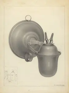 Lamp, c. 1936. Creator: Arsen Maralian
