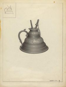 Lamp, c. 1936. Creator: Arsen Maralian