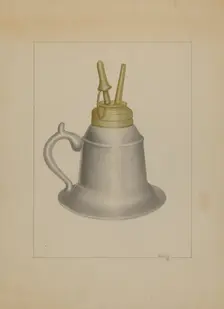 Lamp, c. 1936. Creator: Burton Ewing