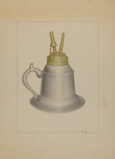 Lamp, c. 1936. Creator: Burton Ewing