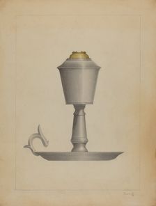 Lamp, c. 1936. Creator: Burton Ewing