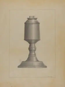 Lamp, c. 1936. Creator: Burton Ewing