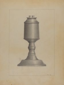 Lamp, c. 1936. Creator: Burton Ewing