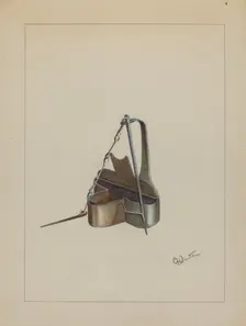 Lamp, c. 1936. Creator: Charlotte Winter