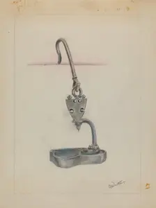 Lamp, c. 1936. Creator: Charlotte Winter