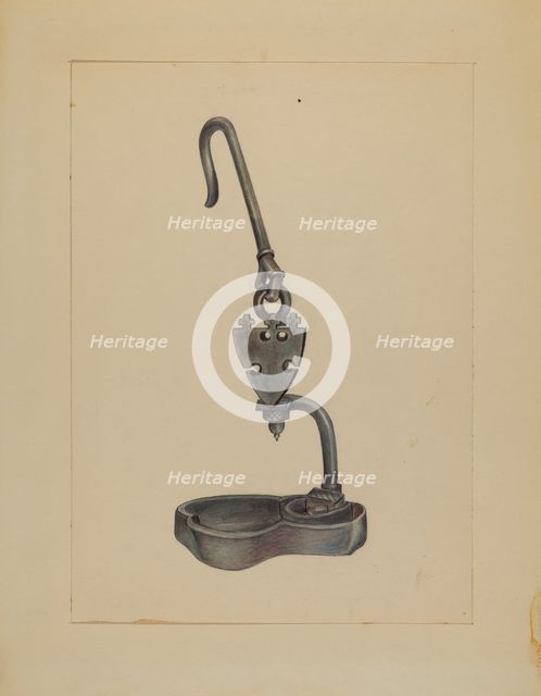 Lamp, c. 1936. Creator: Charlotte Winter.