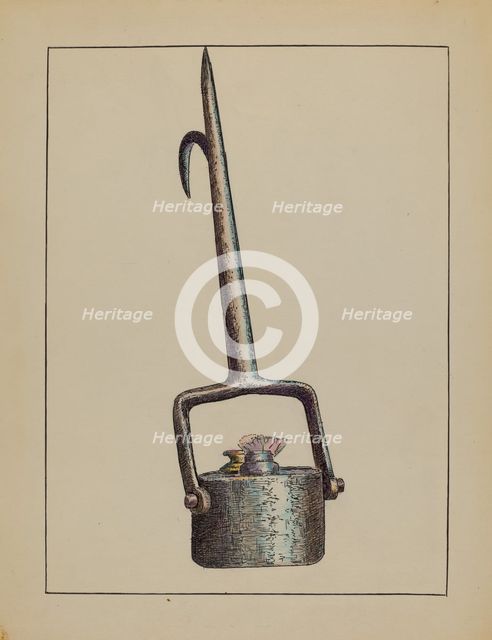 Lamp, c. 1936. Creator: Charlotte Winter.