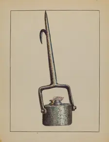 Lamp, c. 1936. Creator: Charlotte Winter