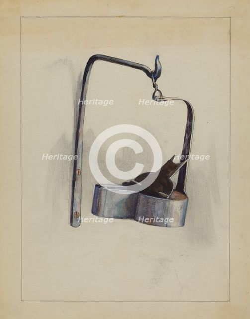 Lamp, c. 1936. Creator: Charles Caseau.