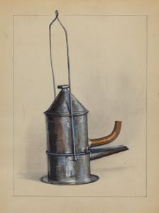 Lamp, c. 1936. Creator: Charles Caseau