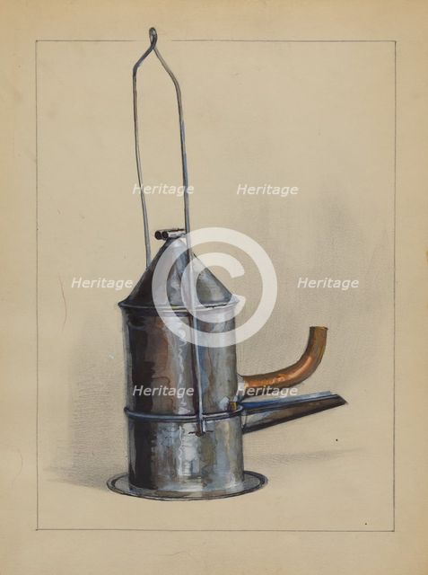 Lamp, c. 1936. Creator: Charles Caseau.