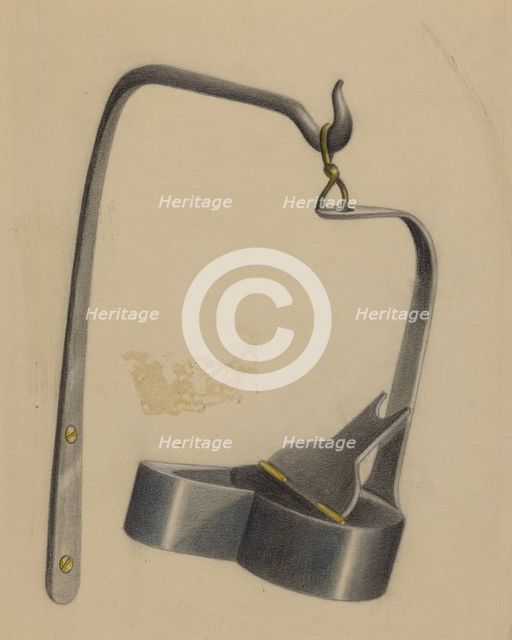 Lamp, c. 1936. Creator: Charles Caseau.