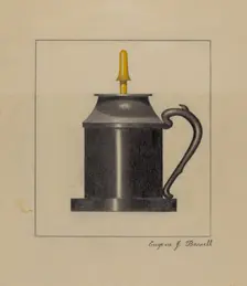 Lamp, c. 1936. Creator: Eugene Barrell