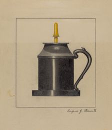 Lamp, c. 1936. Creator: Eugene Barrell