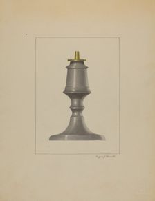Lamp, c. 1936. Creator: Eugene Barrell