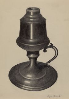 Lamp, c. 1936. Creator: Eugene Barrell