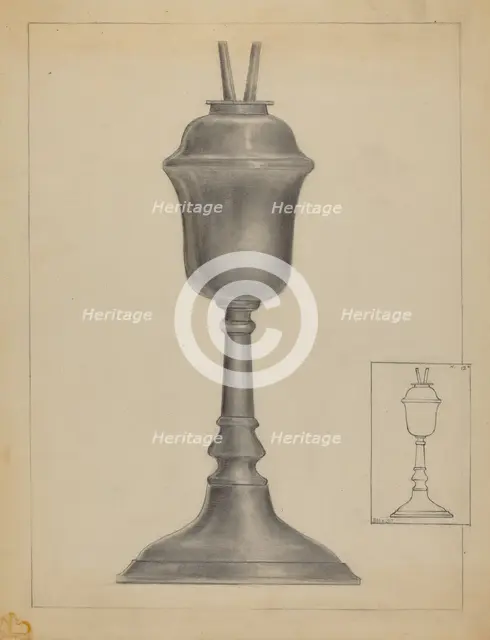 Lamp, c. 1936. Creator: George Nelson.