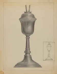 Lamp, c. 1936. Creator: George Nelson