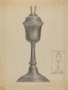 Lamp, c. 1936. Creator: George Nelson