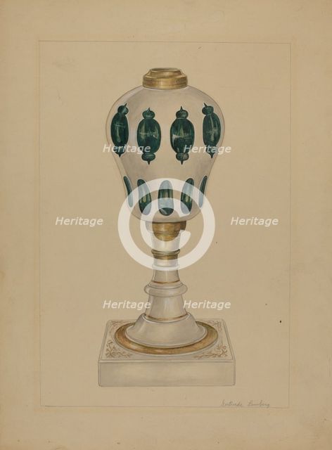 Lamp, c. 1936. Creator: Gertrude Lemberg.