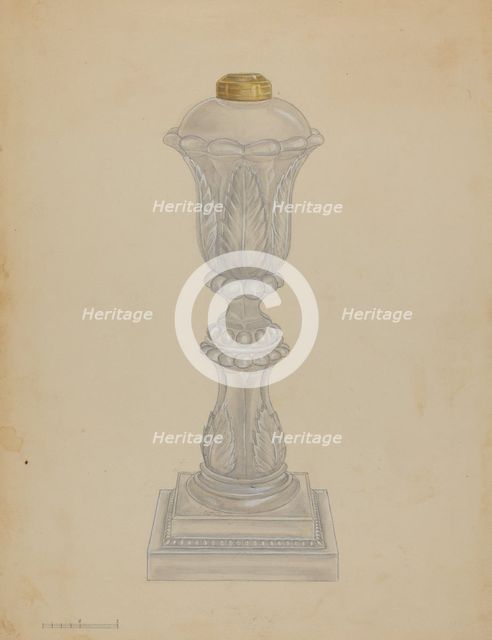 Lamp, c. 1936. Creator: Gertrude Lemberg.