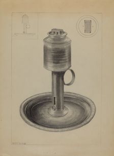 Lamp, c. 1936. Creator: Hester Duany