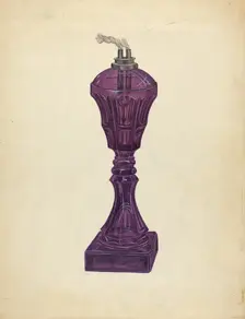 Lamp, c. 1936. Creator: John Fisk