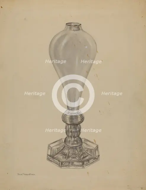 Lamp, c. 1936. Creator: John Tarantino.